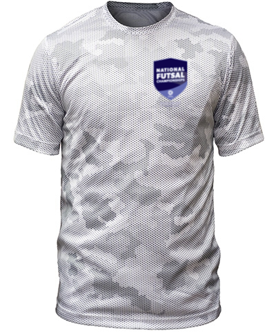 White/Gray Camo Short Sleeve