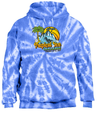 Tie-Dye Pullover Hooded Sweatshirt