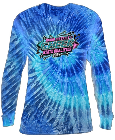 Two Color Long Sleeve Tie-Dye