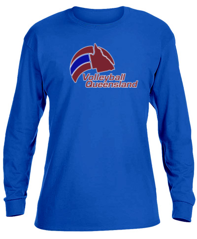 Basic Long Sleeve Crew Neck Royal Blue