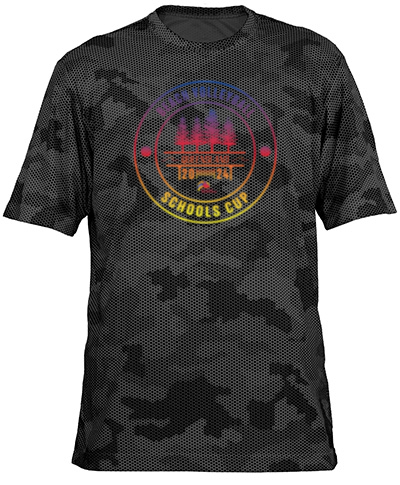 Short Sleeve Camo - Black