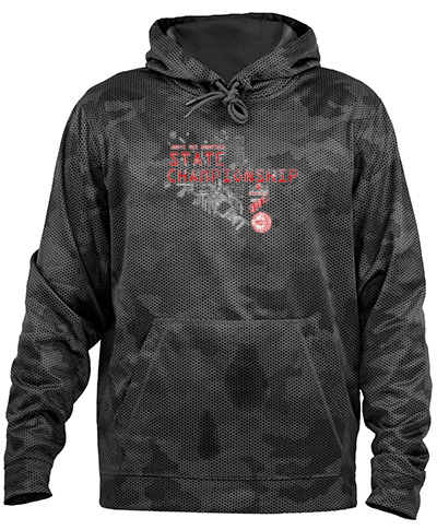 Sport-Tek® Sport-Wick® CamoHex Fleece Hooded Pullover