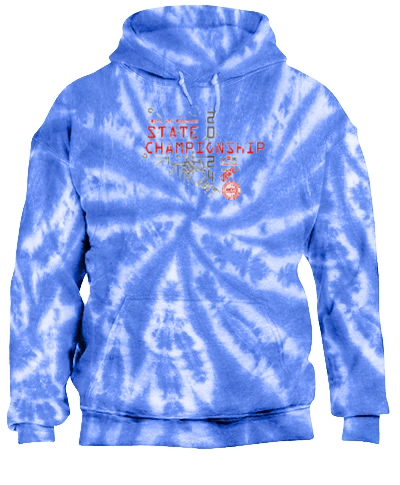 Tie-Dye Pullover Hooded Sweatshirt