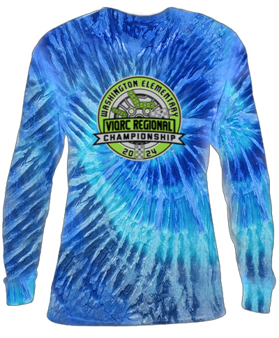 Two Color Long Sleeve Tie-Dye