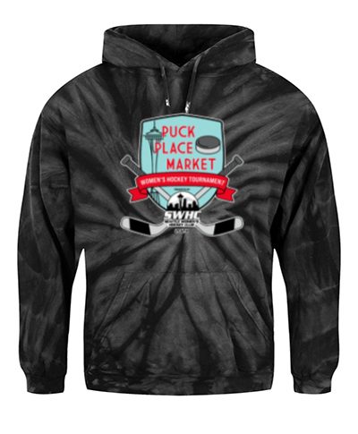 Black Spider Tie-Dye Hoodie