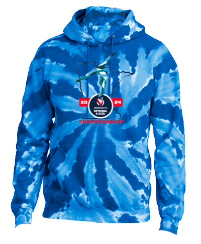 Cotton Hoody / Tie Dye Blue