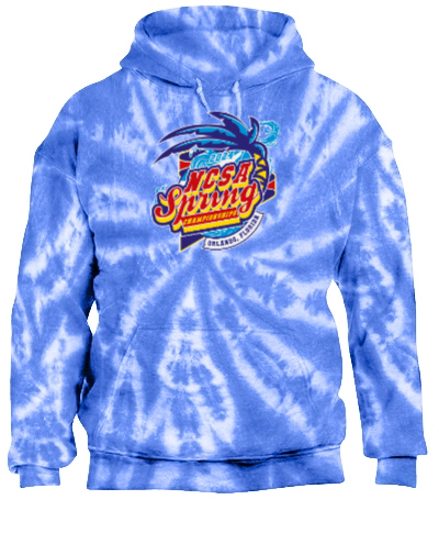 Tie-Dye Pullover Hooded Sweatshirt