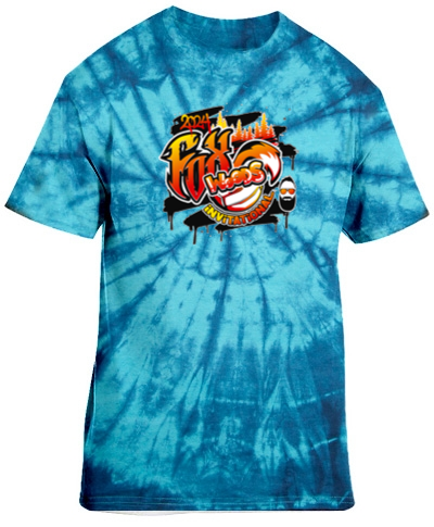 Tie-Dye Blue Short Sleeve