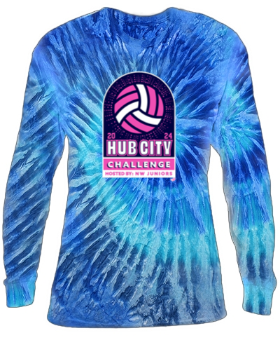 Two Color Long Sleeve Tie-Dye