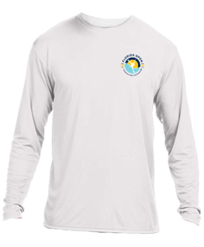 Long Sleeve Performance Tee / White