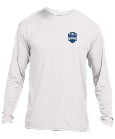 Long Sleeve Performance Tee / White