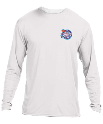 Long Sleeve Performance Tee / White