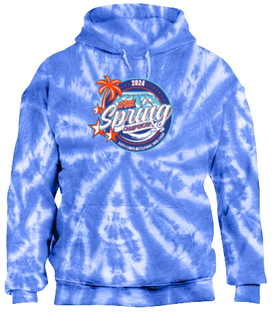 Tie-Dye Pullover Hooded Sweatshirt