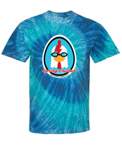 Blue or Black Ripple Tie Dye T-Shirt