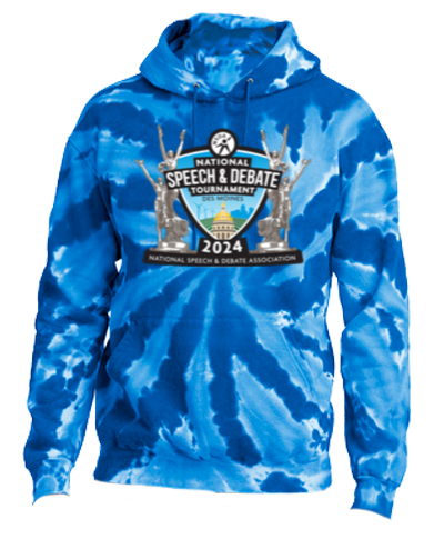 Cotton Hoody / Tie Dye Blue